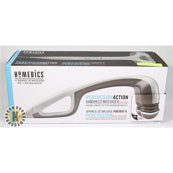 NEW HOMEDICS PERCUSSION ACTION HANDHELD MASSAGER