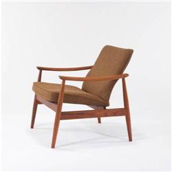 Finn Juhl - Teak and upholstered chair