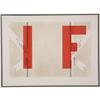 Image 1 : Edward Ruscha - "IF"