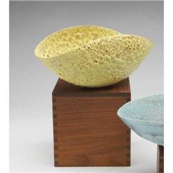 Beatrice Wood - Ceramic bowl with Volcanic Gl