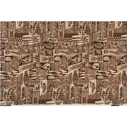 Aaron Bohrod - "Exotica" fabric panel