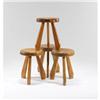 Image 1 : Charlotte Perriand - Group of 4 stools