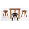 Image 1 : Charlotte Perriand - Group of 2 stools
