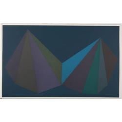 Sol Lewit - "Two Pyramids - Four Colors" (fro