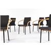 Image 1 : Ettore Sottsass - Set of 6 "Mandarin" armchai