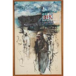 Renzo Vespignani - "Entrance to the Metropoli