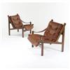 Image 1 : Ole Wanscher, attributed - Pair of lounge cha