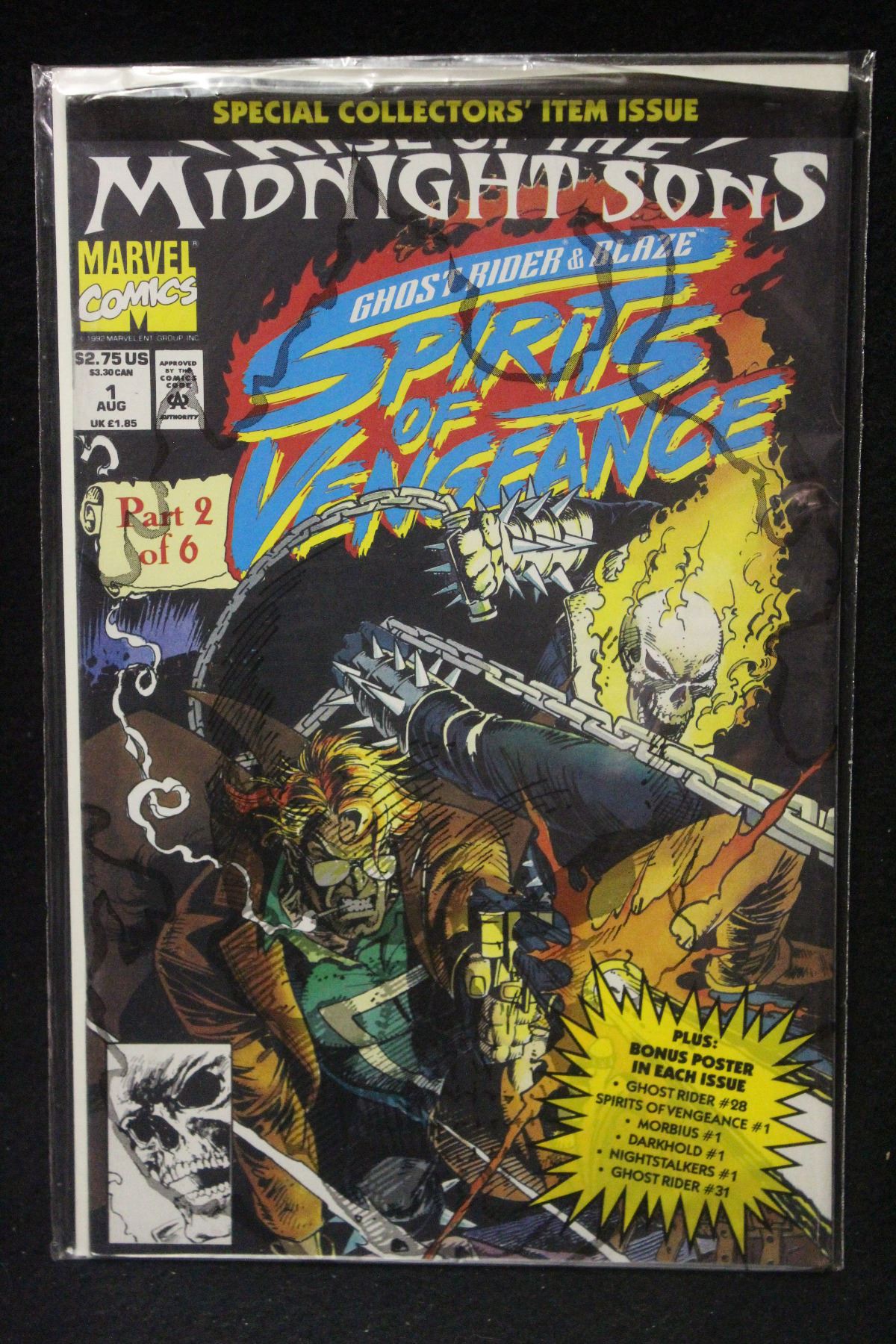 Ghost Rider #28 1st Appearance Midnight Sons