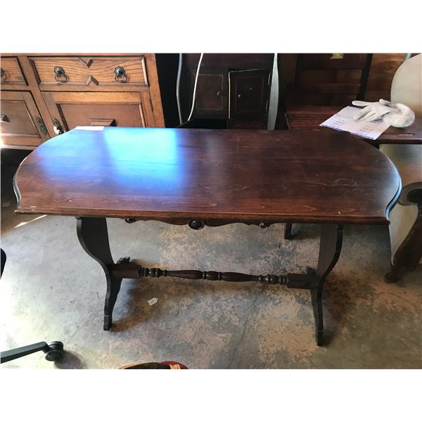 Sofa table (wood, ornate)