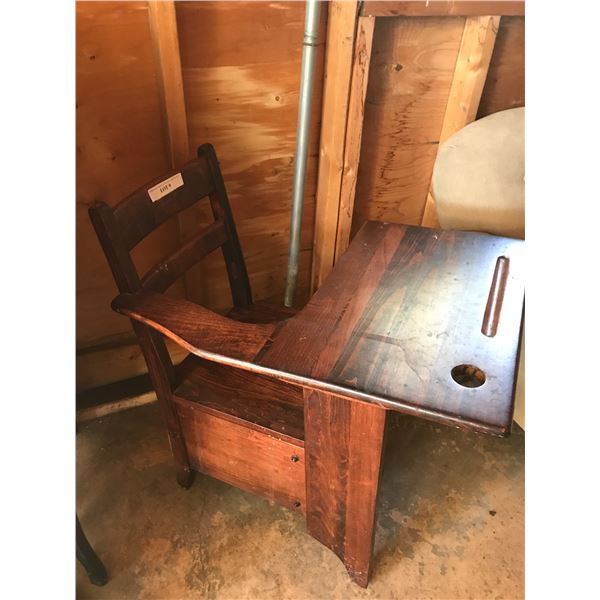 School desk (wood vintage)