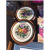 Image 2 : Asst petit point and cross-stitch pictures, Vietnam vase, asst pictures/prints
