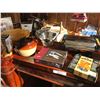 Image 3 : Hamilton Beach panini press, EZ pull corkscrew, cookie pres, asst Kitchenware and bowls, wooden knif