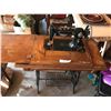 Image 1 : Reliance antique sewing machine with cabinet (made in USA)