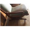 Image 4 : Wood coat rack (standing),blue upholstered rocking chair (minor damage)