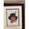 Image 2 : B. Payne Paintings (x2, framed), petit point/cross stitch native girl (framed), Inuit prints (x2), a