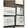 Image 3 : 9 Artistic Pencil drawings (unframed)