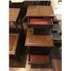 Image 3 : 3 Wood side tables & drawers
