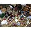 Image 1 : Huge asst of Christmas stockings, plates, coasters, ornaments, pins, etc.