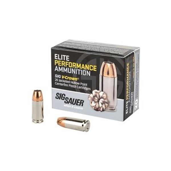 SIG AMMO 9MM 115GR JHP - 20 Rds