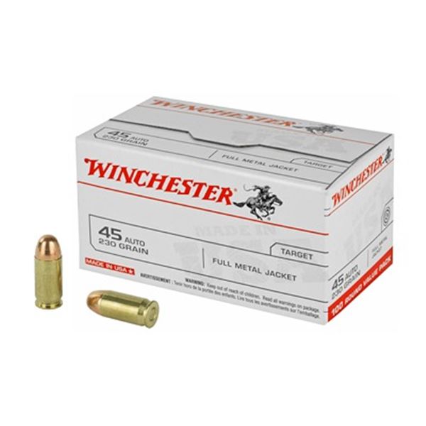 WIN USA 45ACP 230GR FMJ - 100 Rds