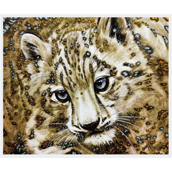 Vera V. Goncharenko- Original Oil on Canvas "Looking For His Dad"