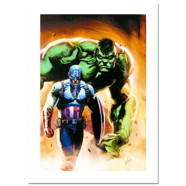 Stan Lee Signed, "Ultimate Origins #5" Numbered Marvel Comics Limited Edition Canvas by Gabriele Del