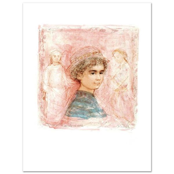 "Matthew" Limited Edition Lithograph by Edna Hibel (1917-2014), Numbered and Hand Signed with Certif