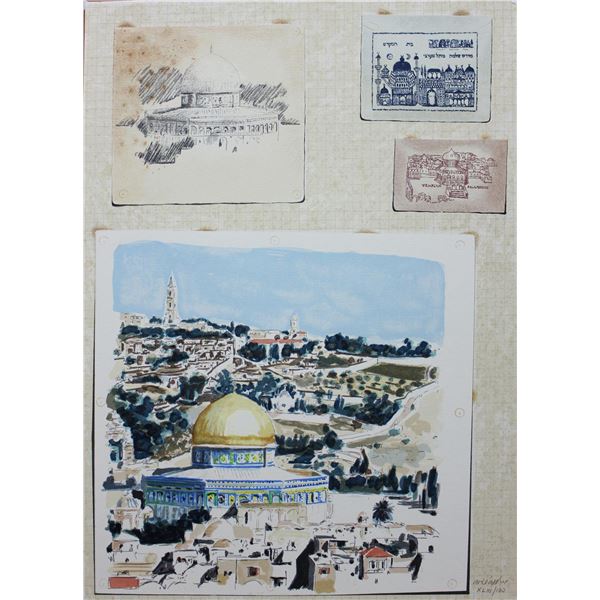 Arie Azene- Lithograph