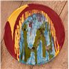Image 1 : Menashe Kadishman- Ceramic plate "Untitled"