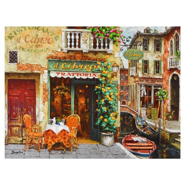 Viktor Shvaiko, "Il Cibero" Hand Embellished Limited Edition on Canvas, Numbered and Hand Signed wit