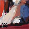 Image 2 : Yasna Godovanic, Original Acrylic Painting on Board, Hand Signed with Letter of Authenticity.