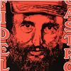 Image 2 : Steve Kaufman (1960-2010) "Fidel Castro" Hand Pulled Limited Edition Silkscreen on Canvas from an HC