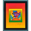 Image 2 : Peter Max- Original Lithograph "Flower Jumper over Sunrise on Blends II"