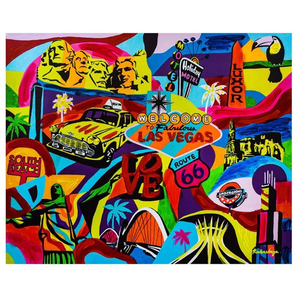 Nastya Rovenskaya- Mixed Media "Casino Life"