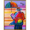 Image 2 : Peter Max- Original Mixed Media "Umbrella Man"