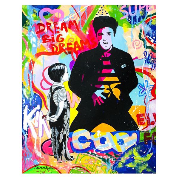 Nastya Rovenskaya- Original Oil on Canvas "Dreaming"