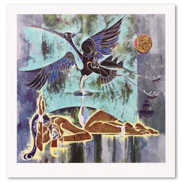 Lu Hong, "Arouse" Limited Edition Serigraph, Numbered and Hand Signed with Letter of Authenticity