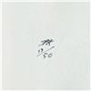 Image 2 : Steve Kaufman (1960-2010) "Jesus Peace (State 2)" Hand Signed and Numbered Limited Edition Hand Pull