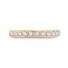 Image 2 : Round Diamond Wedding Single Row Band 1/2 Cttw 14KT Yellow Gold