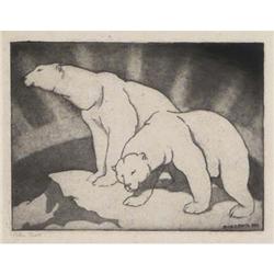 Mabel F. Karl, Etching