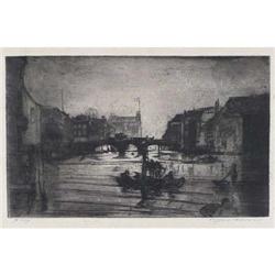 Clifford Issac Addams, Etching