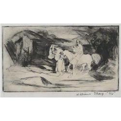 William Sharp, Etching