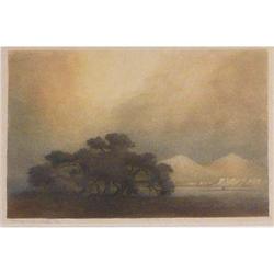 George E. Burr, Colored Etching