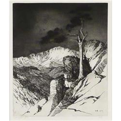 George E. Burr, Etching