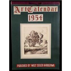 Willy Seiler, 1954 Calendar