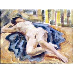 Trammell, Oil/Tempera on Board