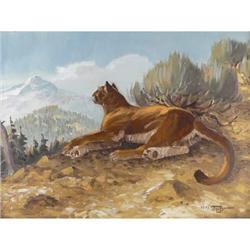 James E. Bramlett, Oil on Board