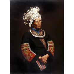 Jie Wei Zhou, Oil on Canvas