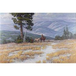 B. Warden, Oil on Canavs