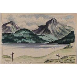 James R. Sherman, Watercolor/Graphite